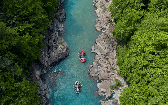 Adrenaline adventure in the heart of nature